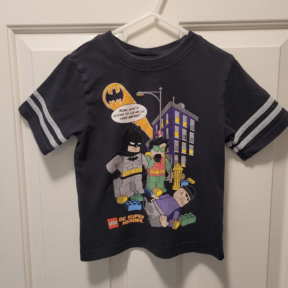 DC comics Lego Batman & Superman shirt set 4 / 4T